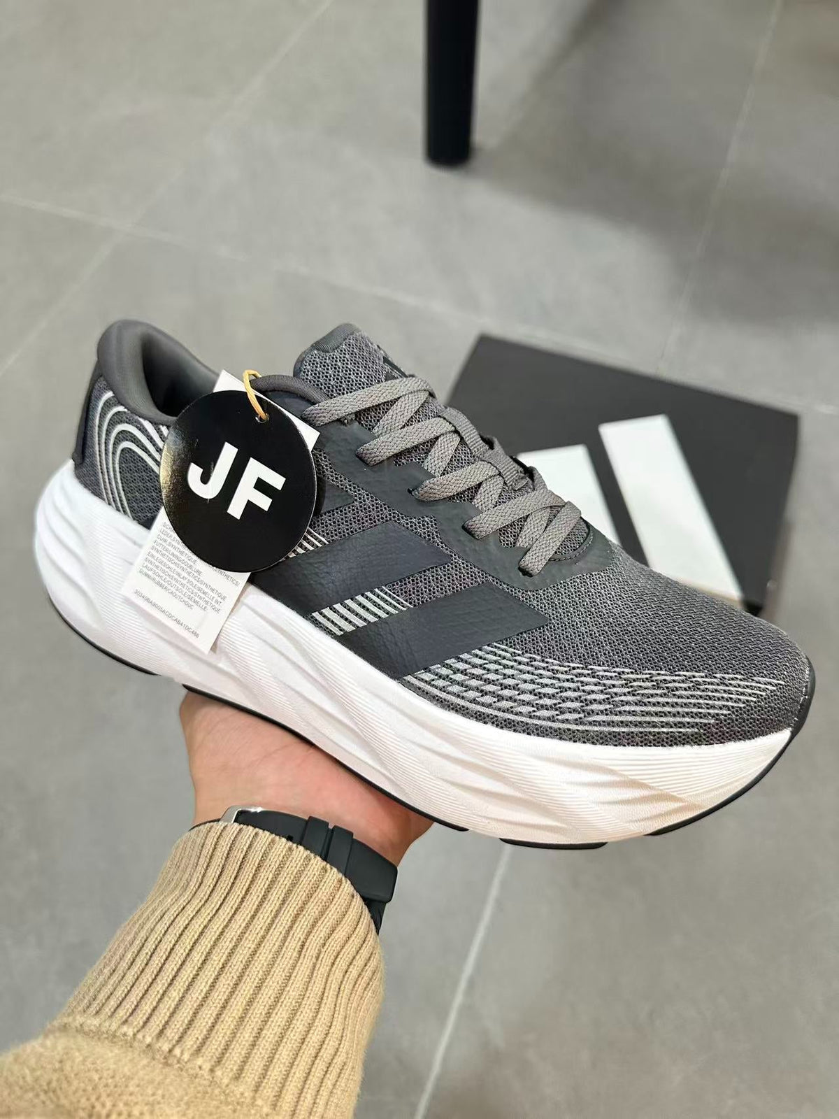 Adidas Galaxy 7 (Black / Grey / White colorway)