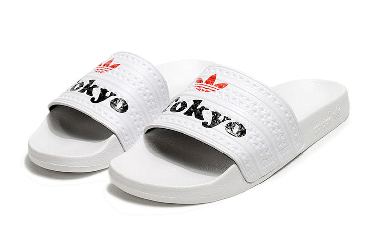 Adidas Originals Adilette "I Love Tokyo" Slide Sandals GX6960