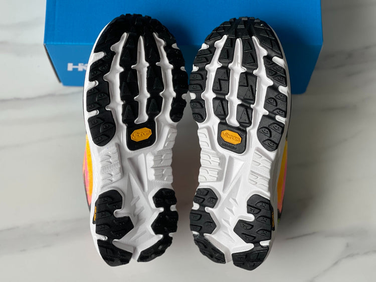 HOKA Mafate X Black | Yellow | Pink
