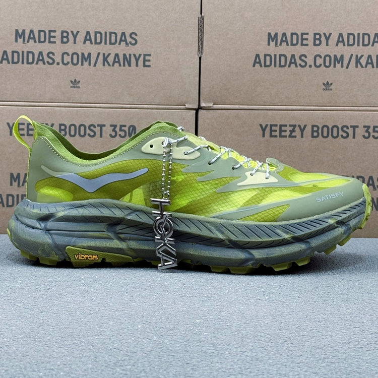 Hoka Mafate Speed 4 Fluorescent Green