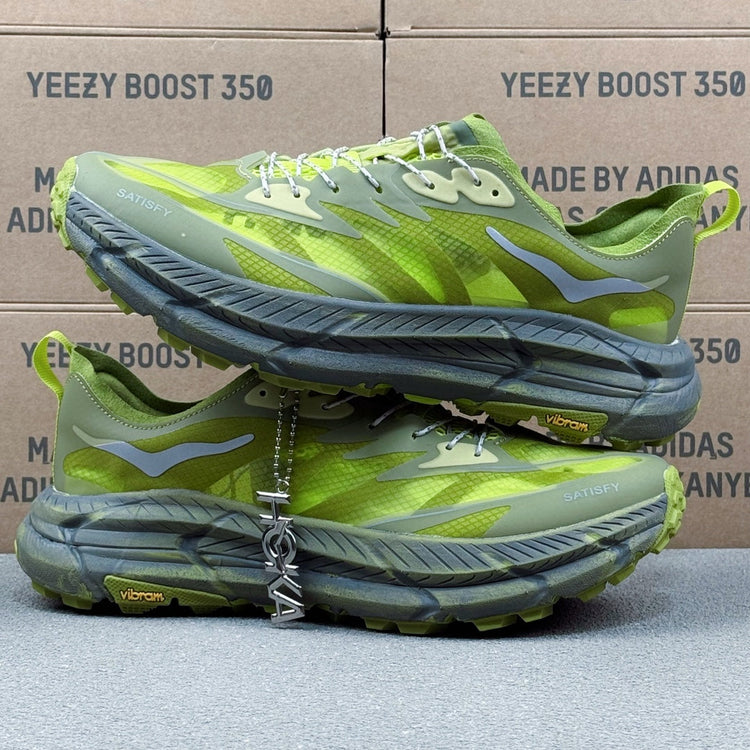Hoka Mafate Speed 4 Fluorescent Green