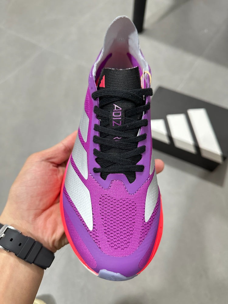 Adidas Duramo Speed (Purple / Silver / Pink-Red Gradient colorway)