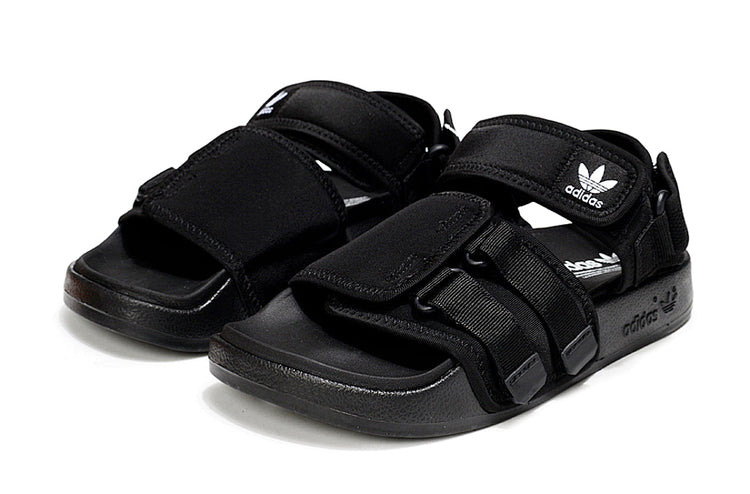 Adidas Originals Adilette 4-Strap Sandals Triple Black GZ8825