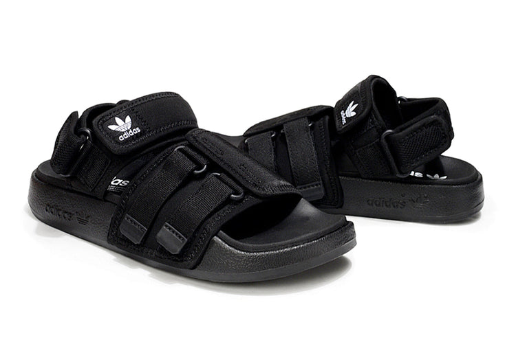 Adidas Originals Adilette 4-Strap Sandals Triple Black GZ8825