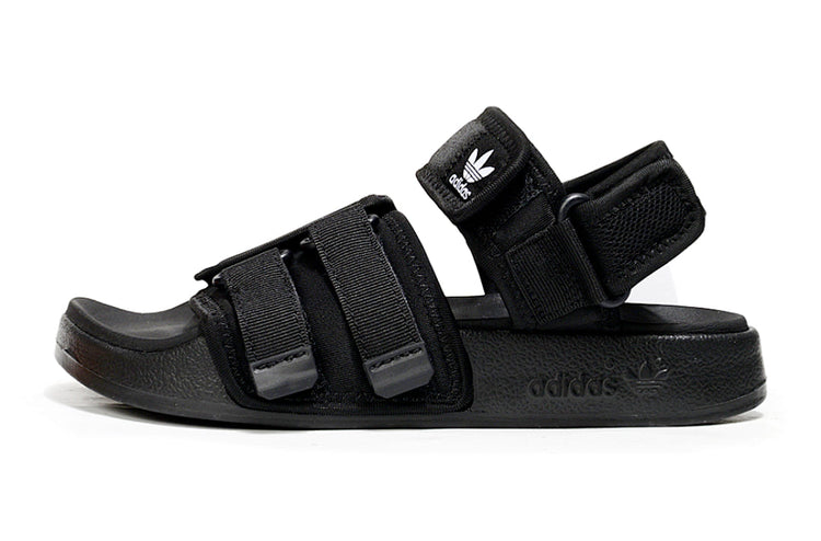 Adidas Originals Adilette 4-Strap Sandals Triple Black GZ8825
