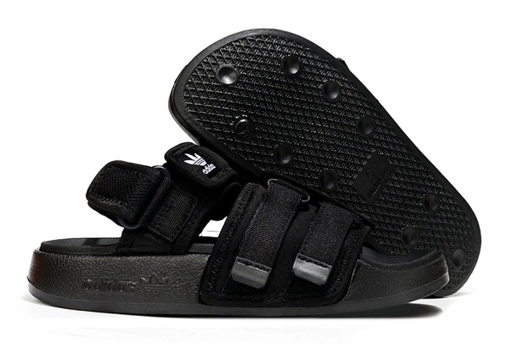 Adidas Originals Adilette 4-Strap Sandals Triple Black GZ8825