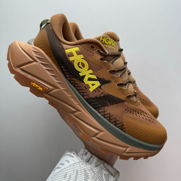 HOKA Skyline-Float X Wheat/Olive Sneakers