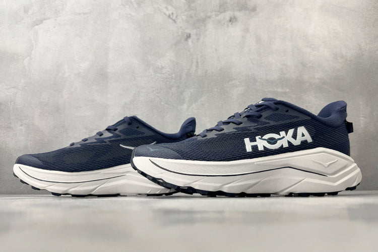 HOKA ONE ONE Challenger 8 "Navy Blue / White" All-Terrain Running Shoes