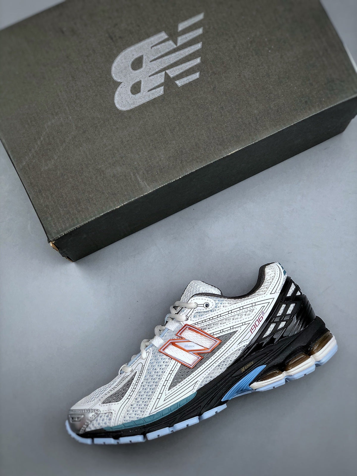 New Balance 1906R "White Blue Orange"