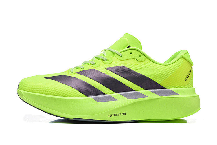 Adidas Adizero Evo SL Running Shoes in Lime Green / Collegiate Purple