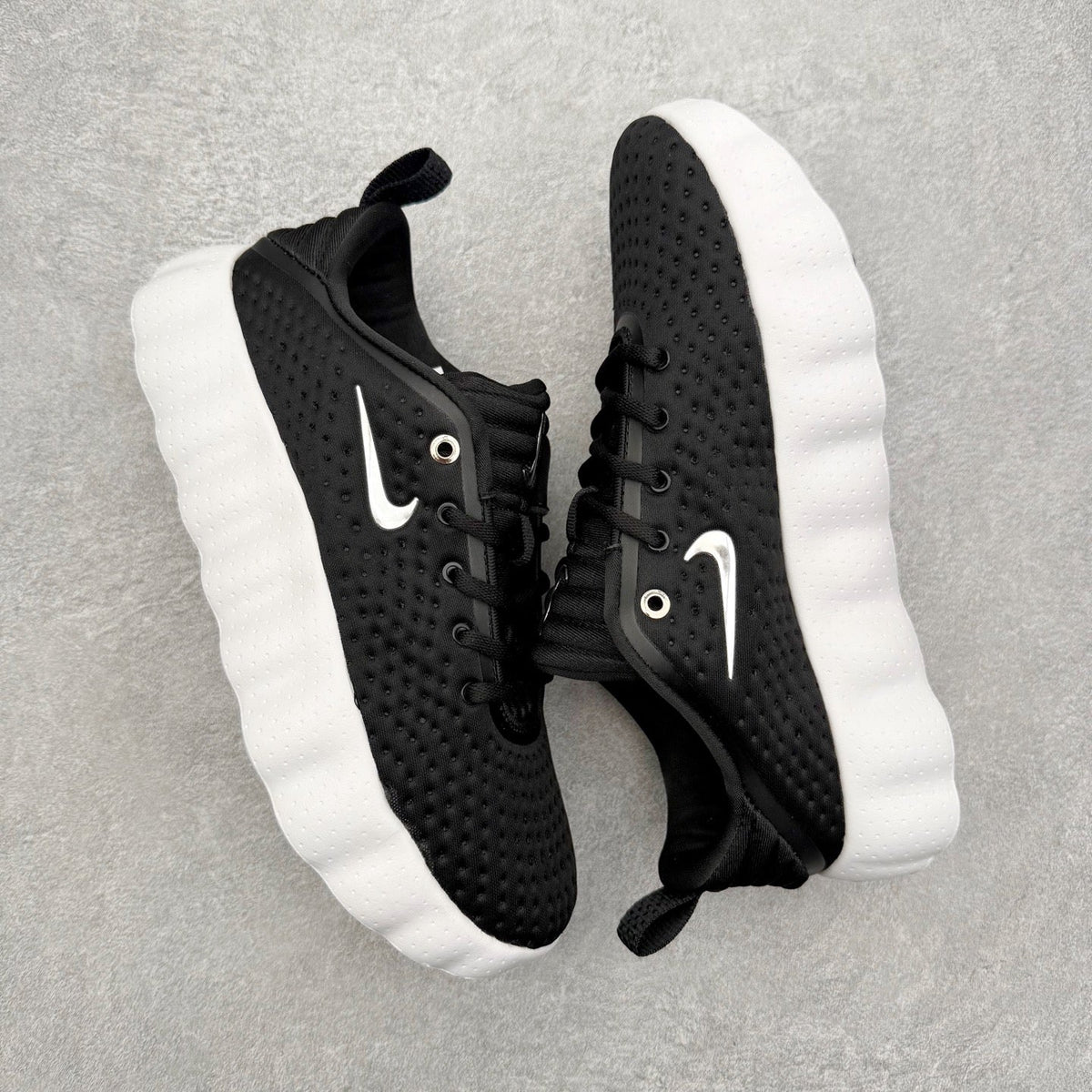 Nike Mind 002 Black White Comfort Walking Sneakers
