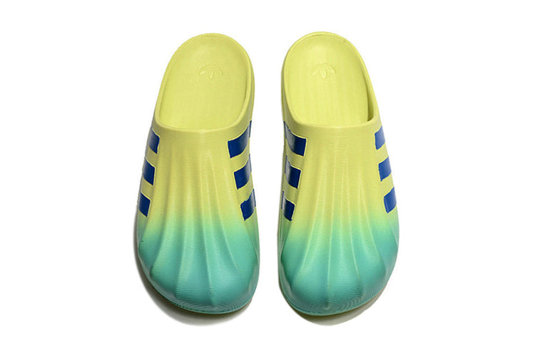 Adidas Originals AdiFOM Superstar Mule "Yellow Mint Gradient" Slip-On Sandals
