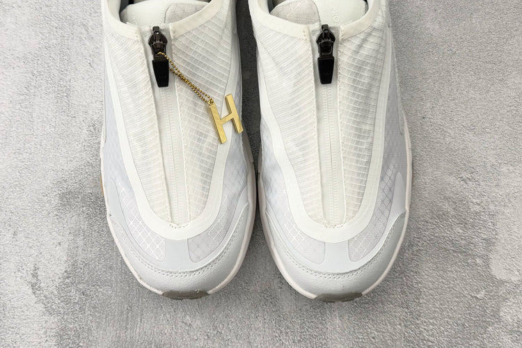 HOKA ONE ONE Project Transport "White / Cosmic Grey" Slip-On Sneakers