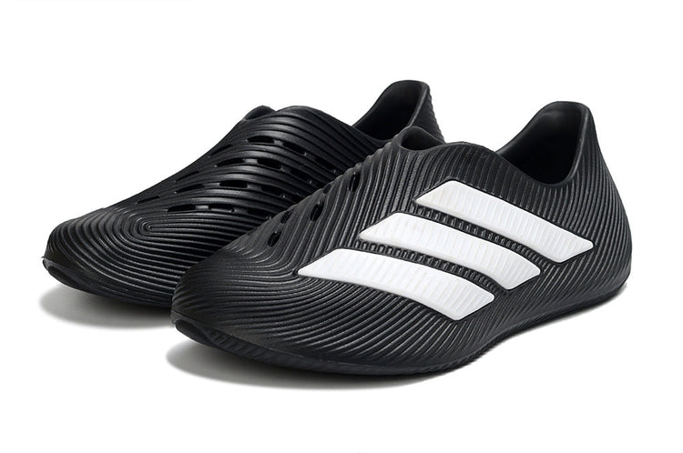 Adidas Purechill Core Black White Slip-On Recovery Shoes HQ2957