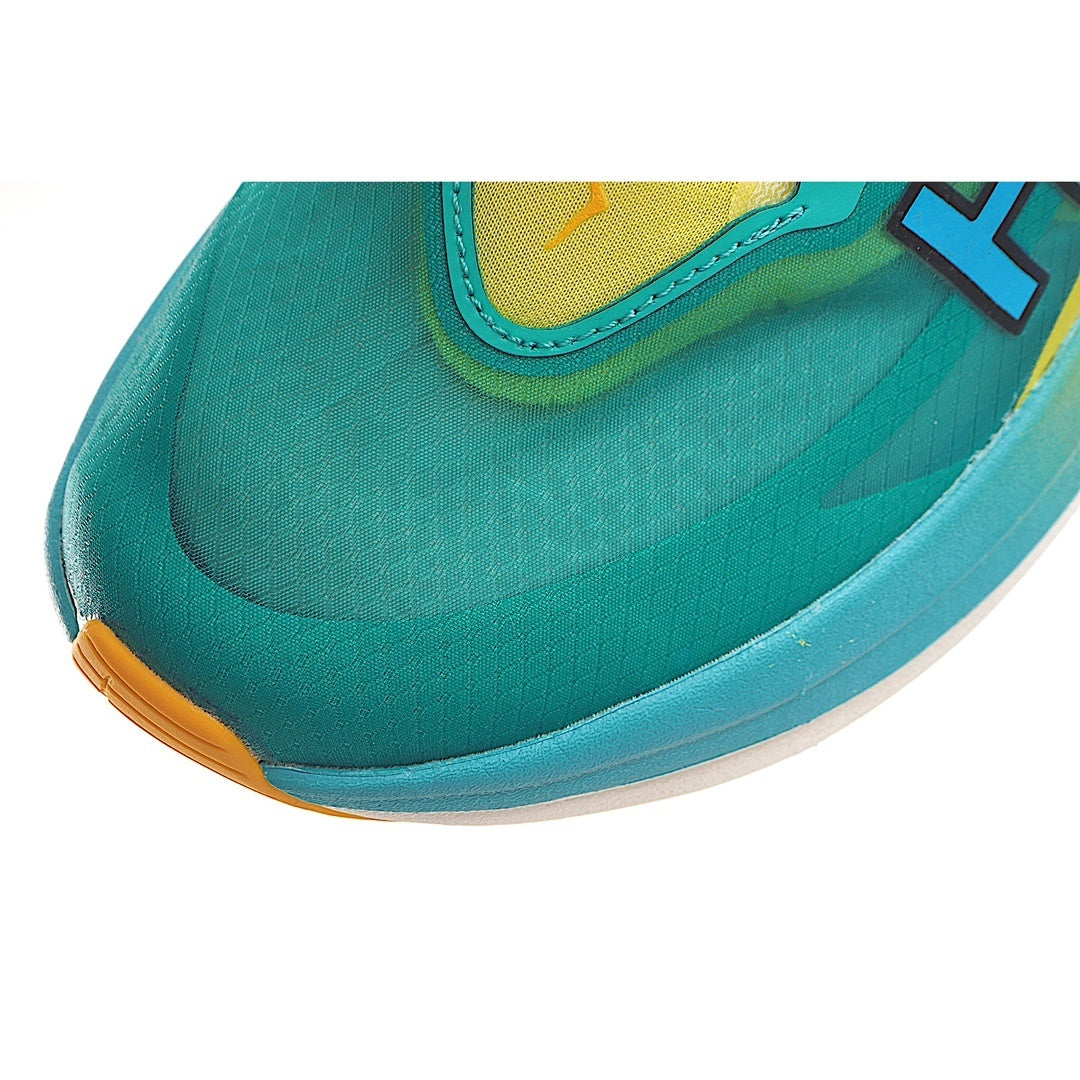 Hoka Rocket X 2 Running Shoes Green Yellow Orange