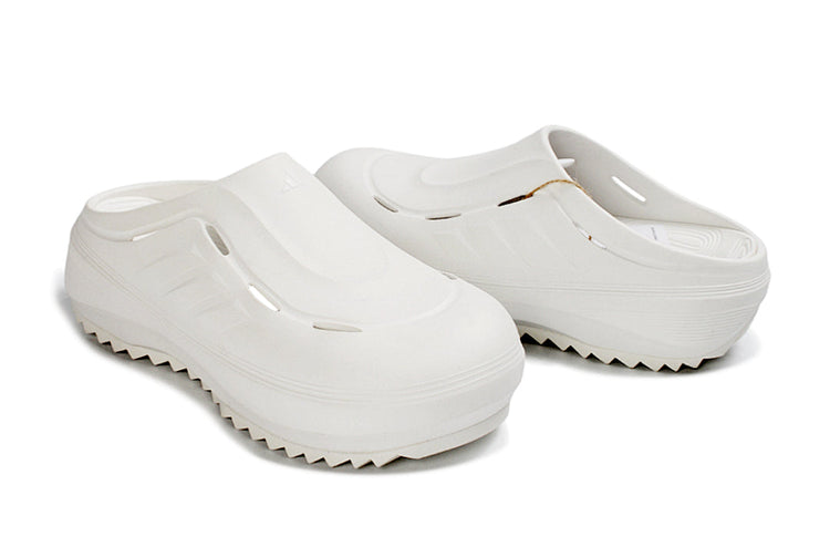 Adidas Adilette Platform Clogs Footwear White Slip-On Recovery Shoes JH9852