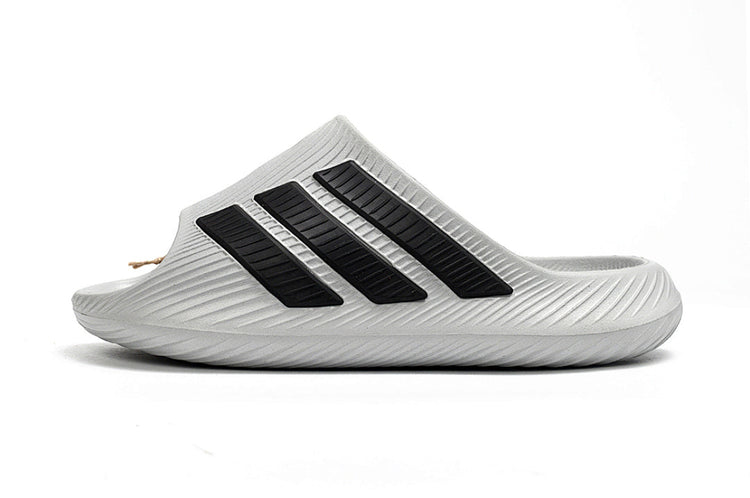 Adidas Purechill Grey Black Open-Toe Recovery Slides IF6766