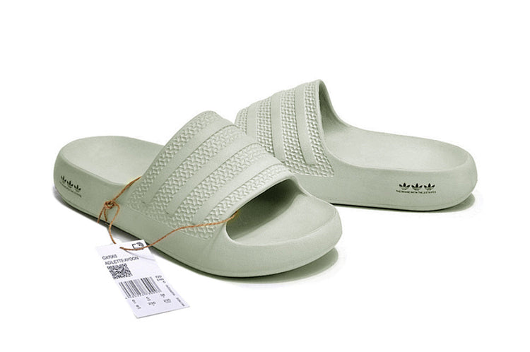 Adidas Originals Adilette Ayoon "Halo Green" Slides
