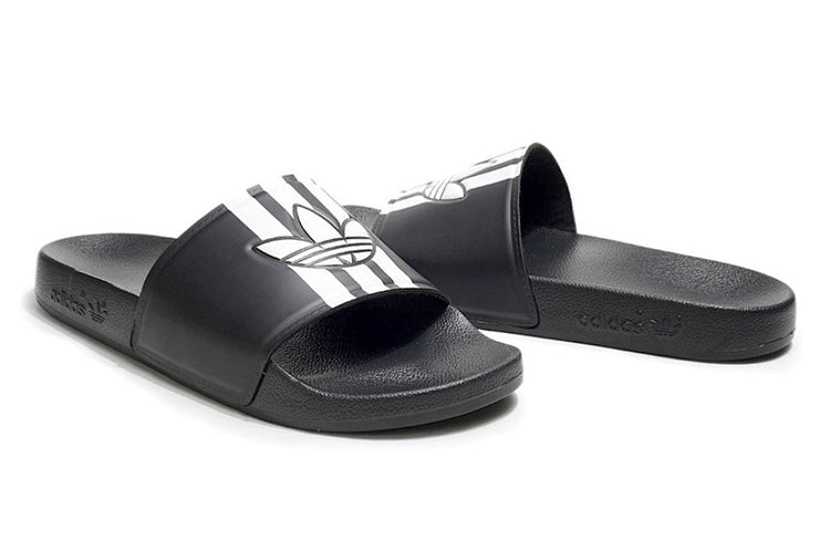 Adidas Originals Adilette Core Black/White Trefoil Slide Sandals GX6972