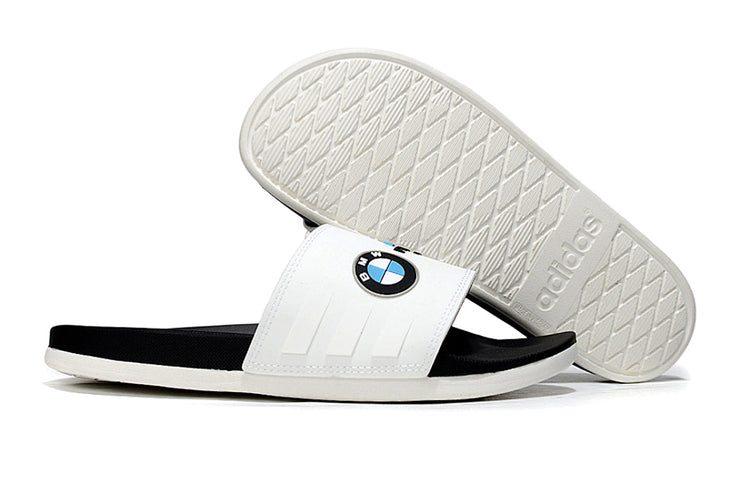 Adidas x BMW M GT3 Adilette Slides White Black Custom-Edition