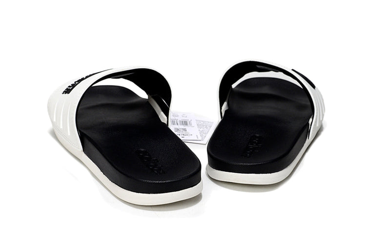 Adidas x Mercedes-Benz Adilette Slides White Black Custom-Edition