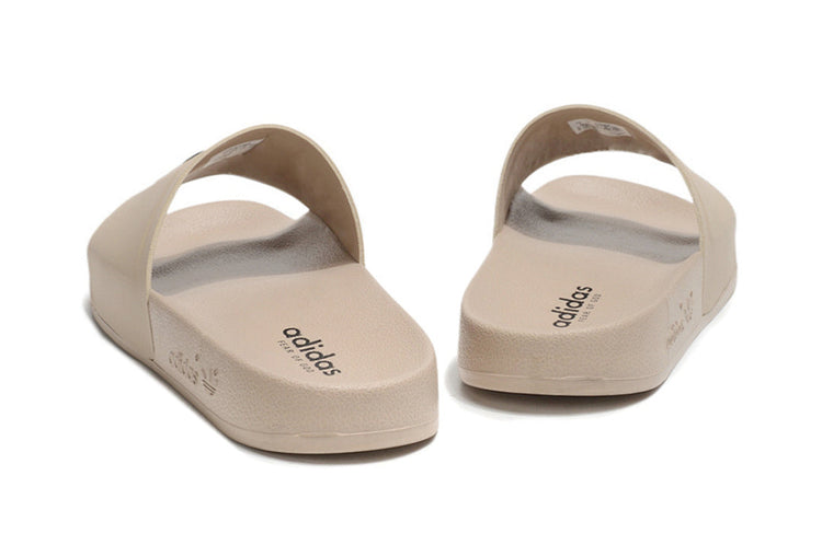 Adidas Originals Adilette Nude/Black 3-Stripes Slide Sandals IF5717