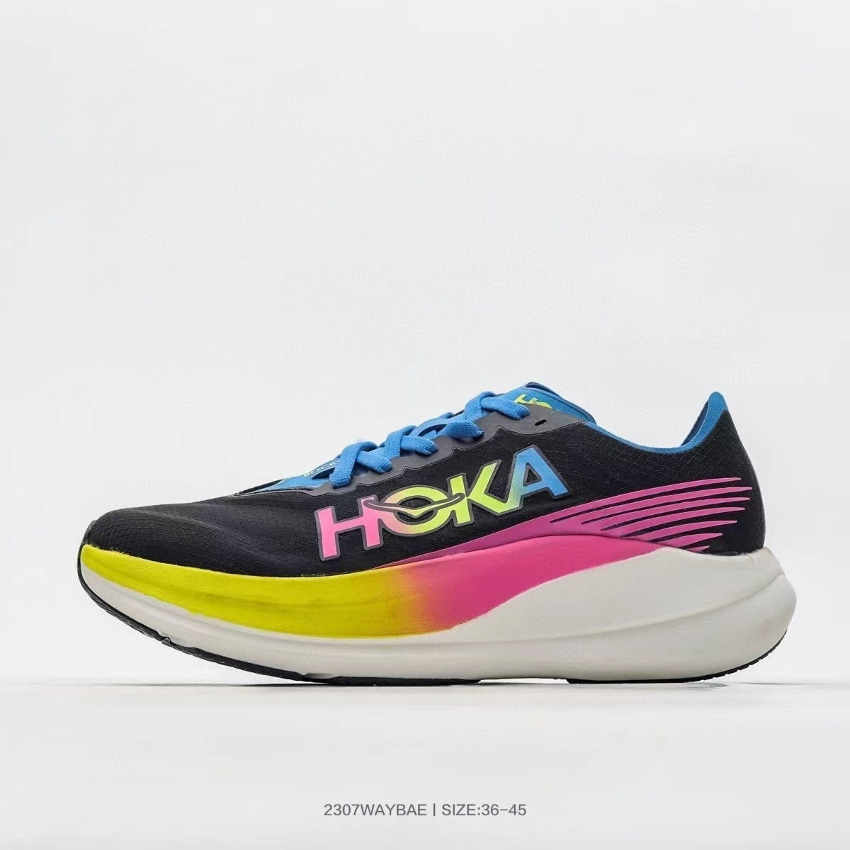 Hoka Rocket X2 black red