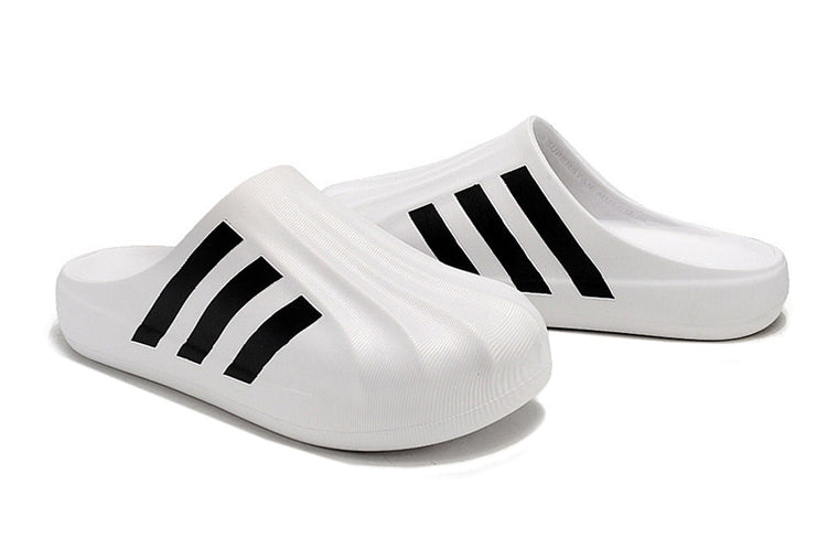 Adidas Originals AdiFOM Superstar Mule "Core White/Black" Slip-On Sandals
