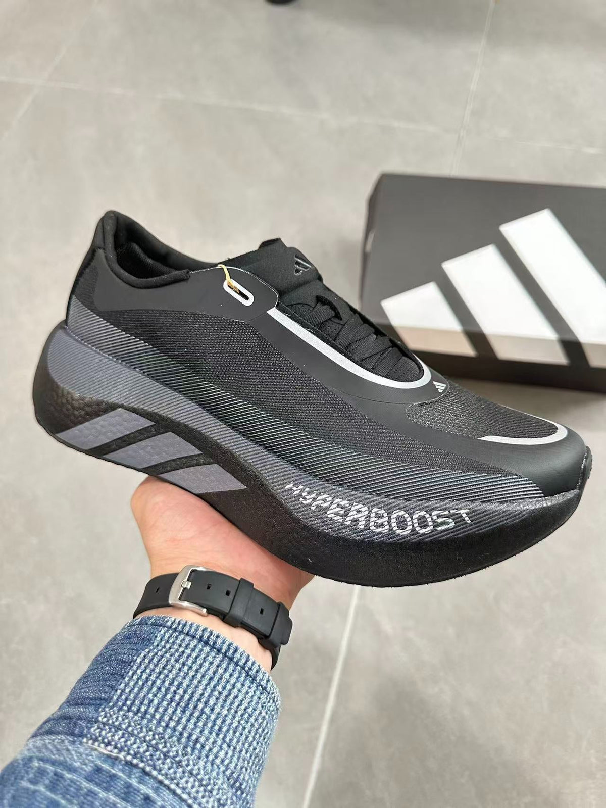 Adidas HYPERBOOST EDGE Running Shoes Black