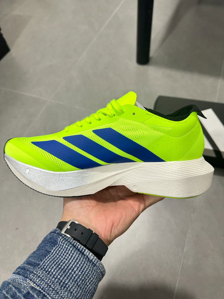 Adidas Adizero Pro (Solar Lime / Royal Blue colorway)