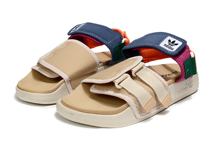 Adidas Originals Adilette 4-Strap Sandals Beige Multi-Color GZ8828