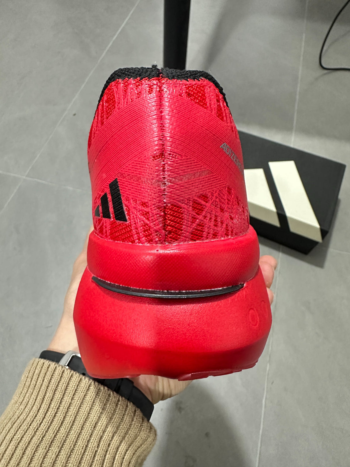 Adidas ADIZERO ADIOS PRO 4 (Red / Black colorway)
